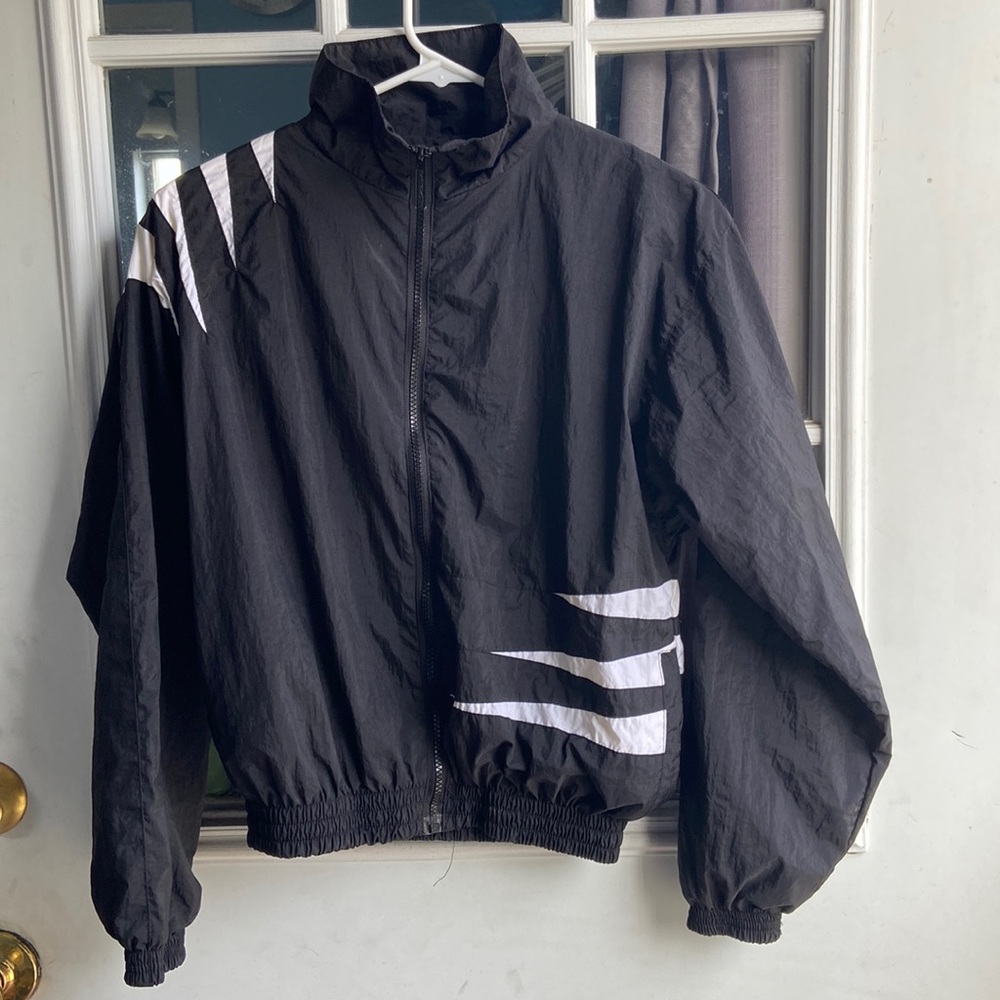 Black and White Windbreaker
